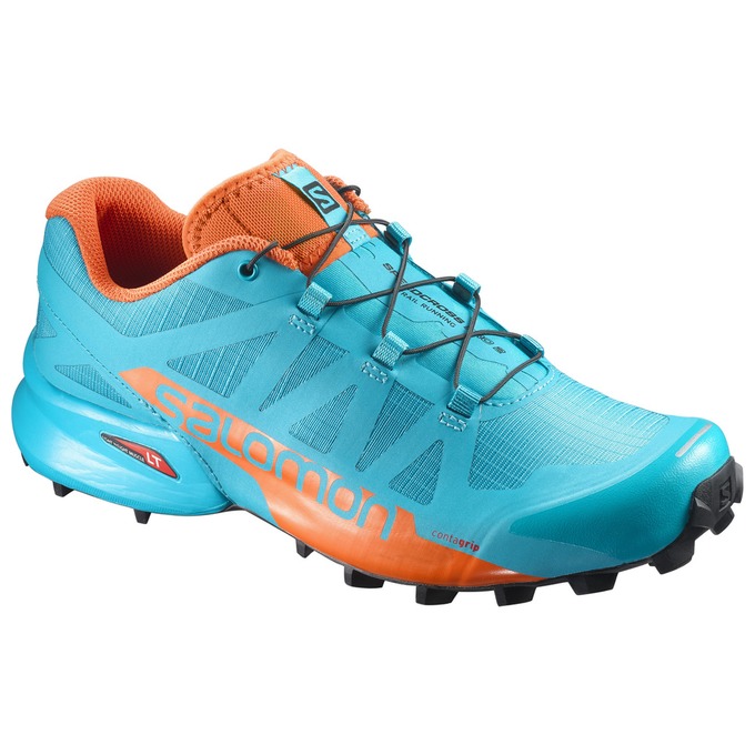 Salomon Israel SPEEDCROSS PRO 2 W - Womens Trail Running Shoes - Light Turquoise (UDWB-30471)